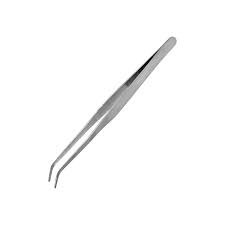 VALLEJO - STRONG CURVED STAINLESS STEEL TWEEZERS (175MM)